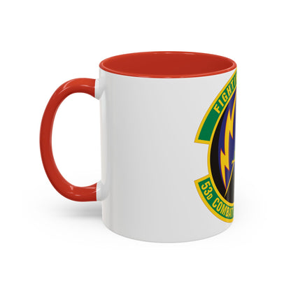 53d Combat Communications Squadron (U.S. Air Force) Accent Coffee Mug