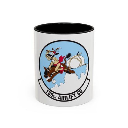 185 Airlift Squadron (U.S. Air Force) Accent Coffee Mug