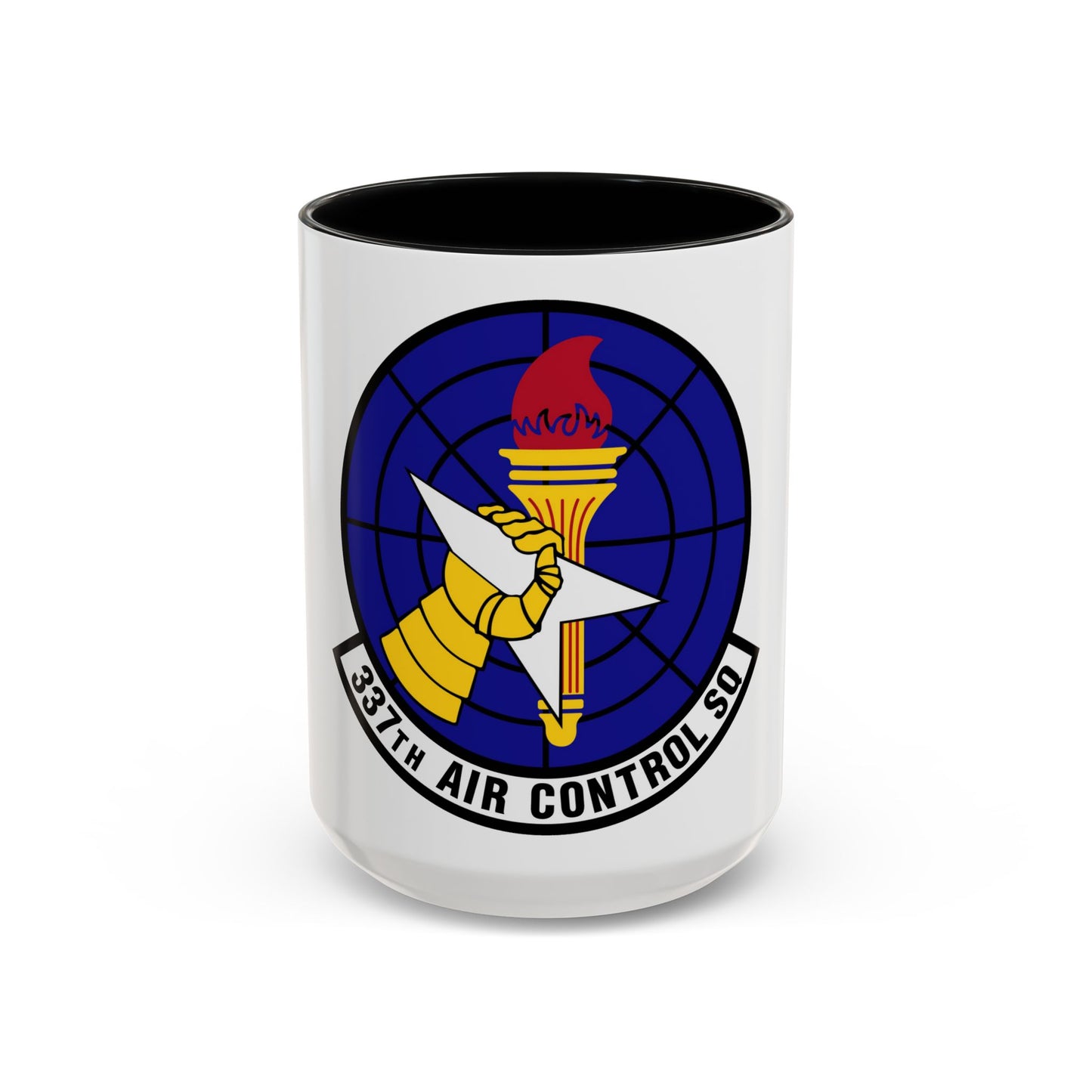337 Air Control Squadron AETC (U.S. Air Force) Accent Coffee Mug