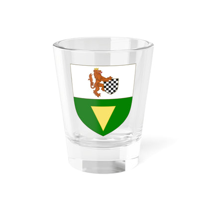 Blason de la famille de Moro-Giafferi (France) (Coat of Arms) Shot Glass 1.5oz