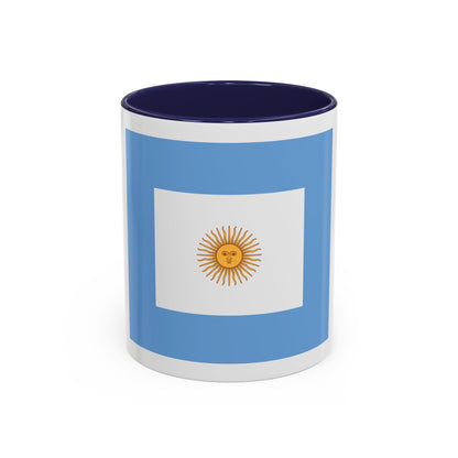 Naval Jack of Argentina - Accent Coffee Mug