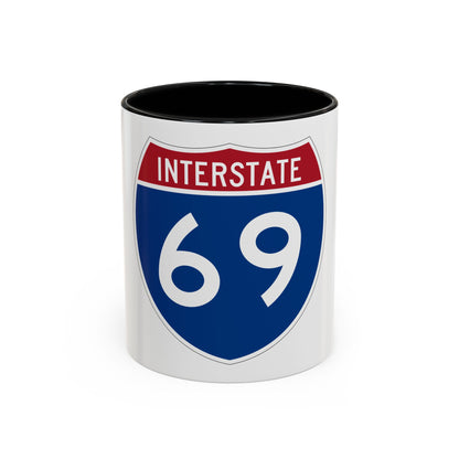 Interstate 69 (U.S. Highways) Accent Coffee Mug