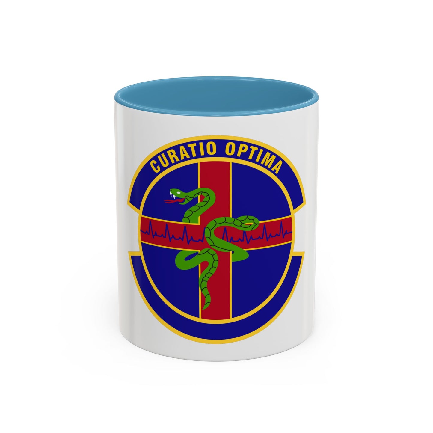 412 Healthcare Operations Squadron AFMC (U.S. Air Force) Accent Coffee Mug