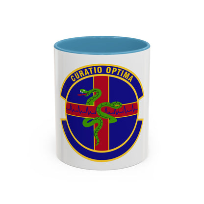 412 Healthcare Operations Squadron AFMC (U.S. Air Force) Accent Coffee Mug
