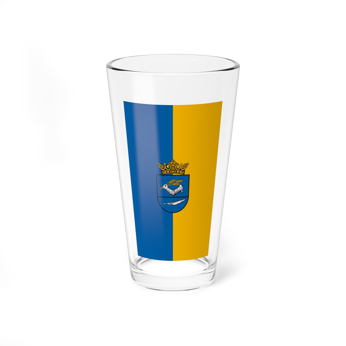 Flag of Duka vertical (Hungary) Pint Glass 16oz