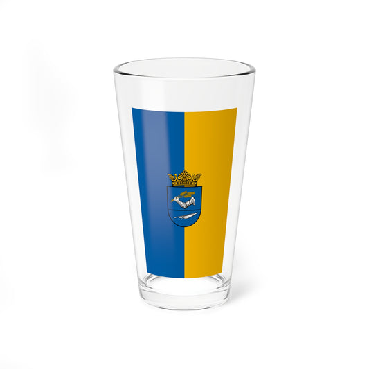 Flag of Duka vertical (Hungary) Pint Glass 16oz