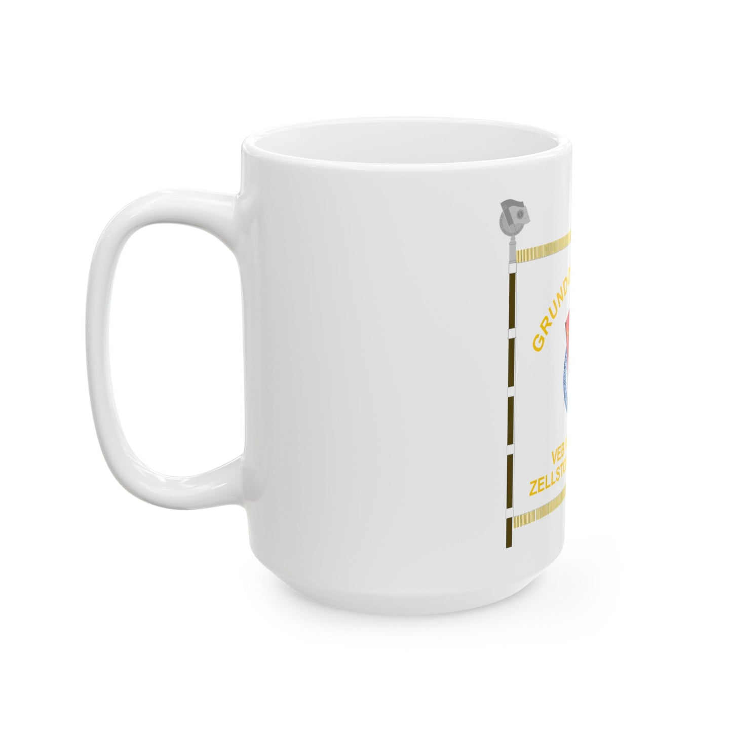 DSF Vereinigte Zellstoffwerke Pirna (Germany) White Coffee Mug
