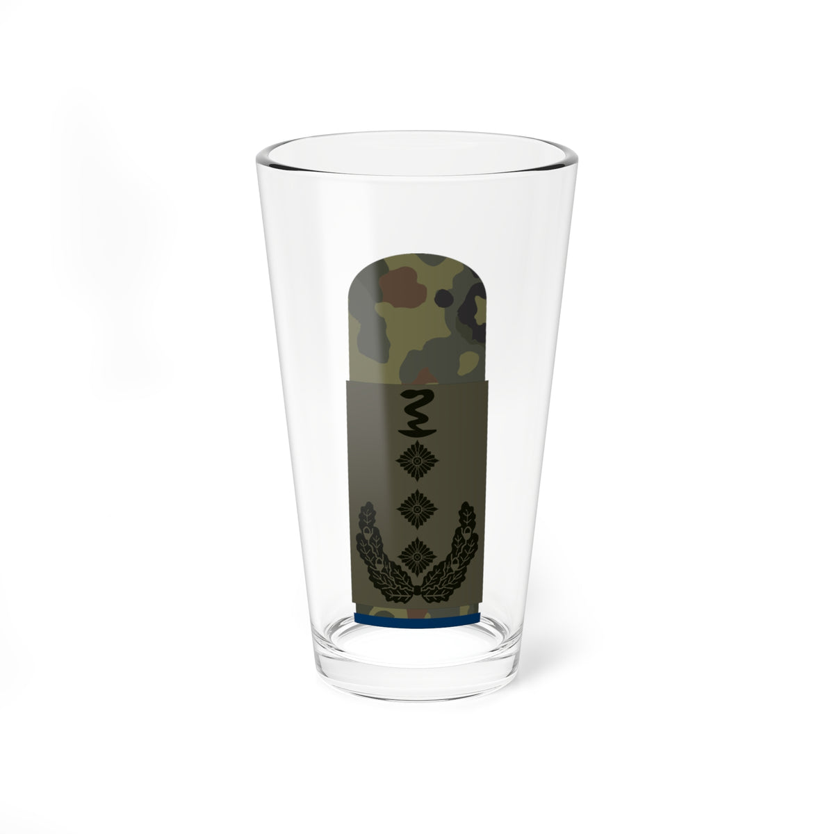 HA OS5 53d Oberstapotheker San PHx L (Military Rank) Pint Glass 16oz