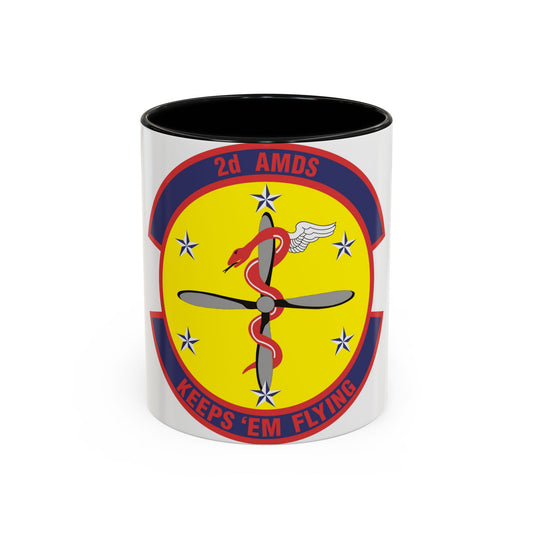 2d Aerospace Medical Squadron (U.S. Air Force) Accent Coffee Mug