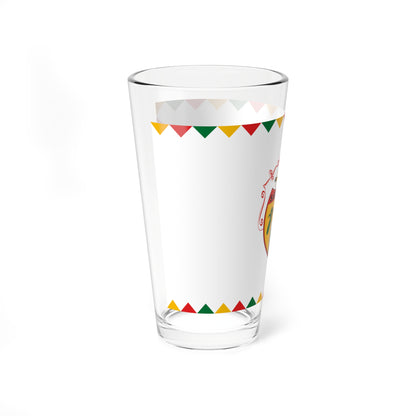 Flag of Satorhely (Hungary) Pint Glass 16oz
