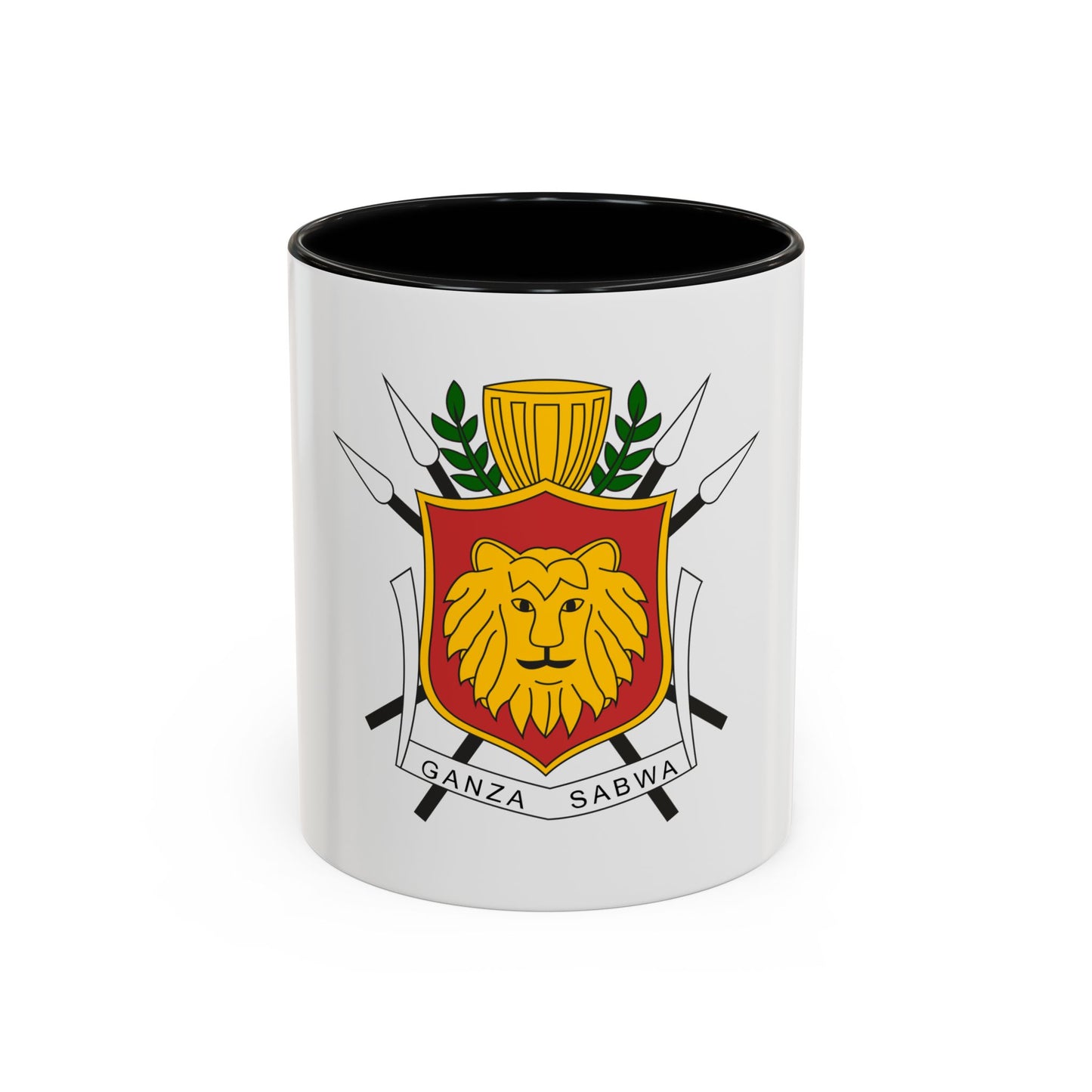 Coat of arms of the Kingdom of Burundi - Accent Coffee Mug