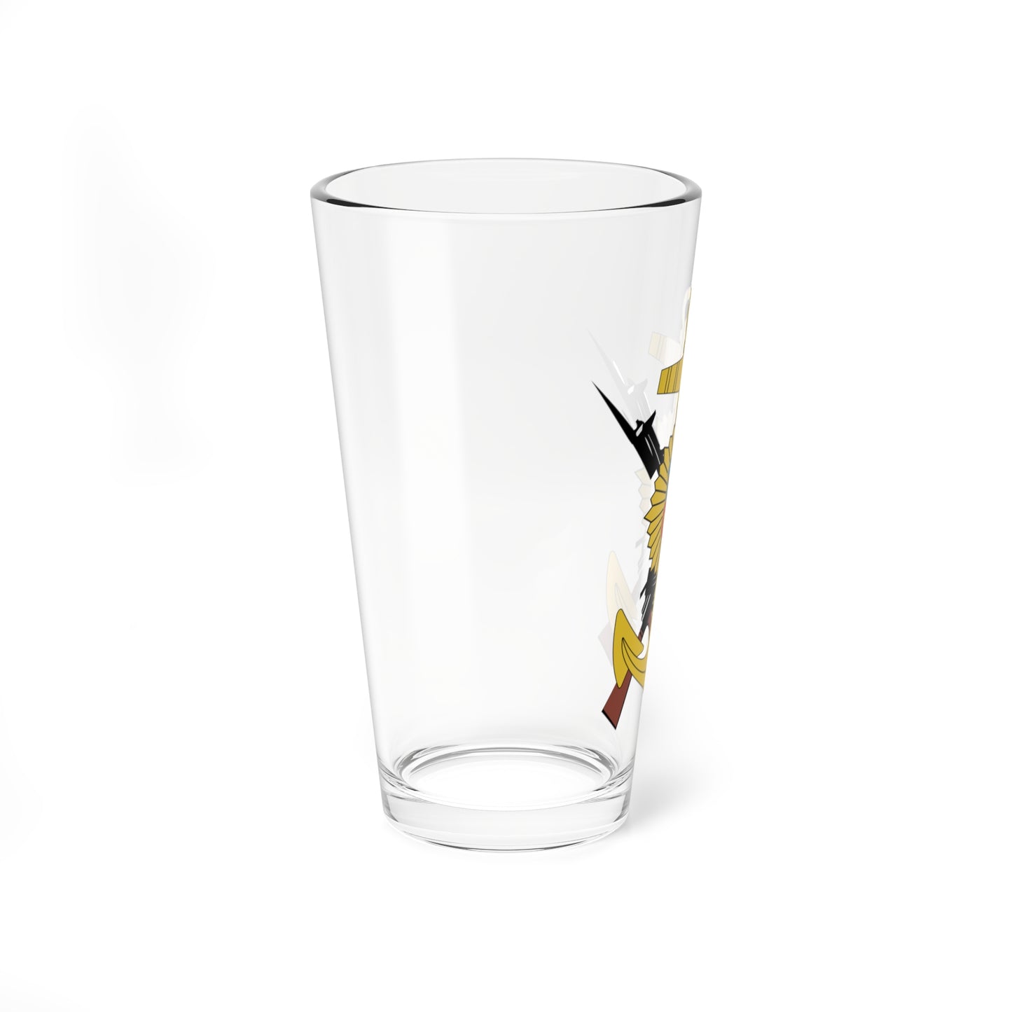 Emblema de la Infantería Marina del Perú (Peru) (Coat of Arms) Pint Glass 16oz