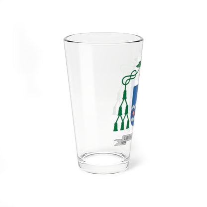 Escudo de Antonio José Valín Valdés (Spain) (Coat of Arms) Pint Glass 16oz