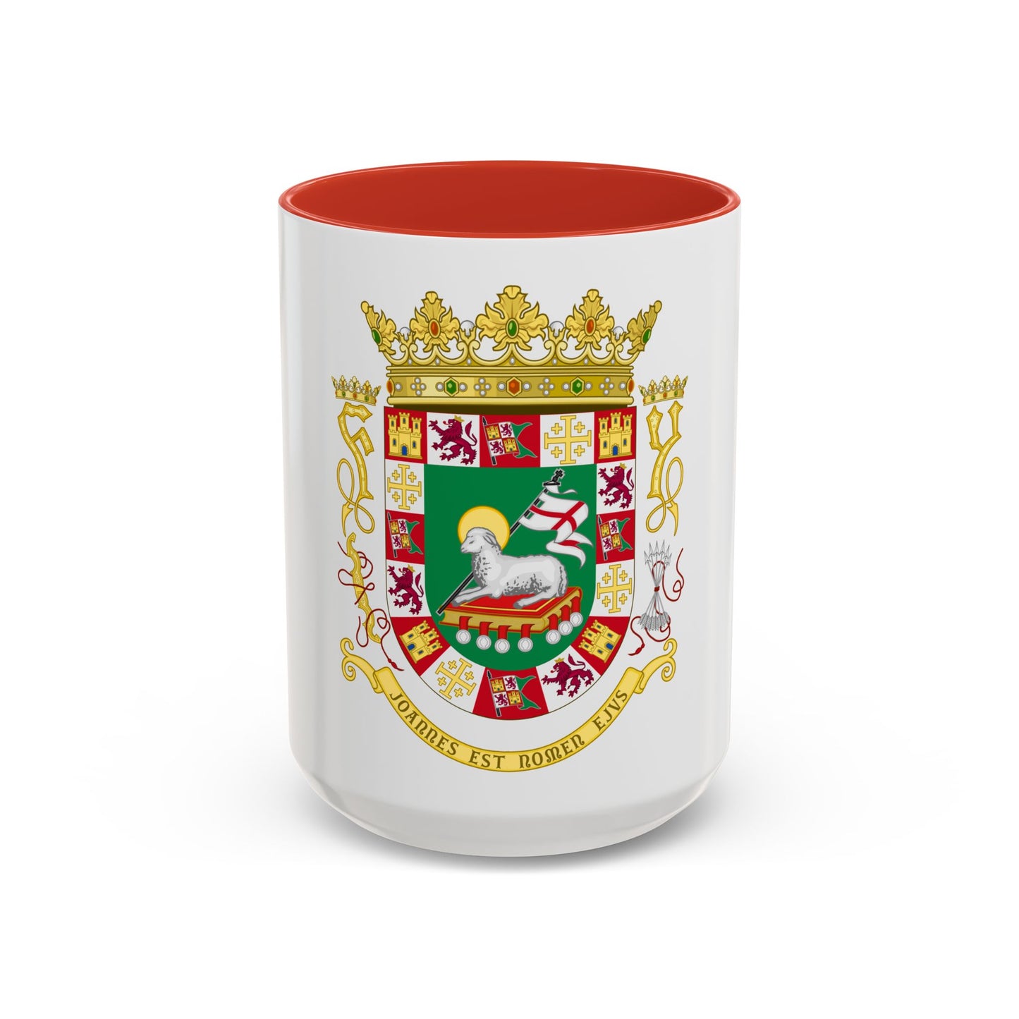 Coat of arms of the Commonwealth of Puerto Rico - Accent Coffee Mug