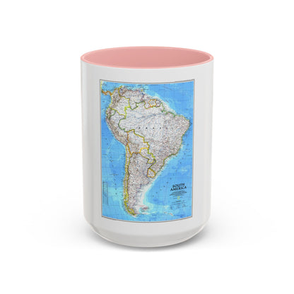 South America (1992) (Map) Accent Coffee Mug