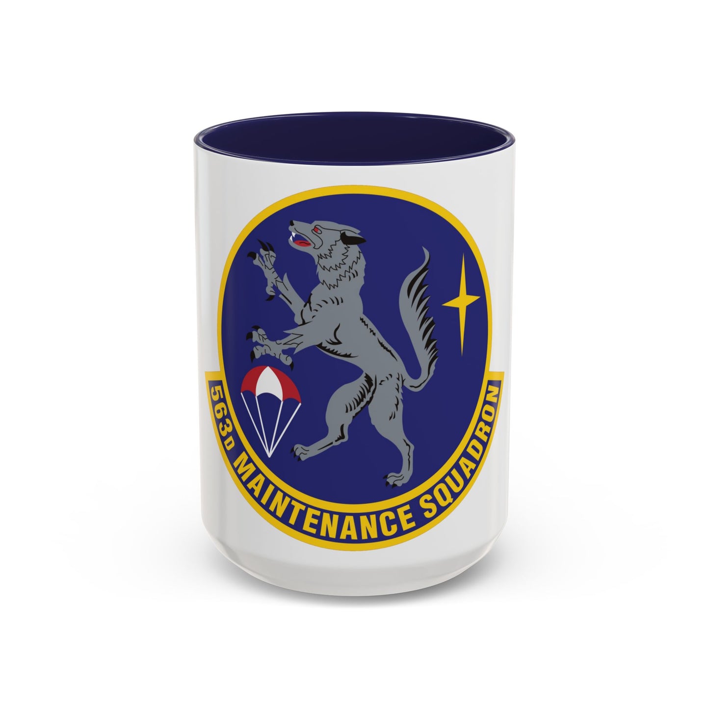 563d Maintenance Squadron (U.S. Air Force) Accent Coffee Mug