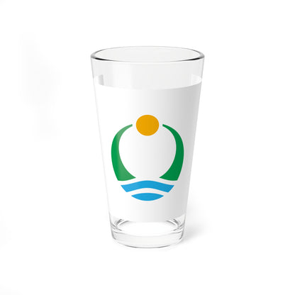 Flag of Aga Niigata (Japan) Pint Glass 16oz