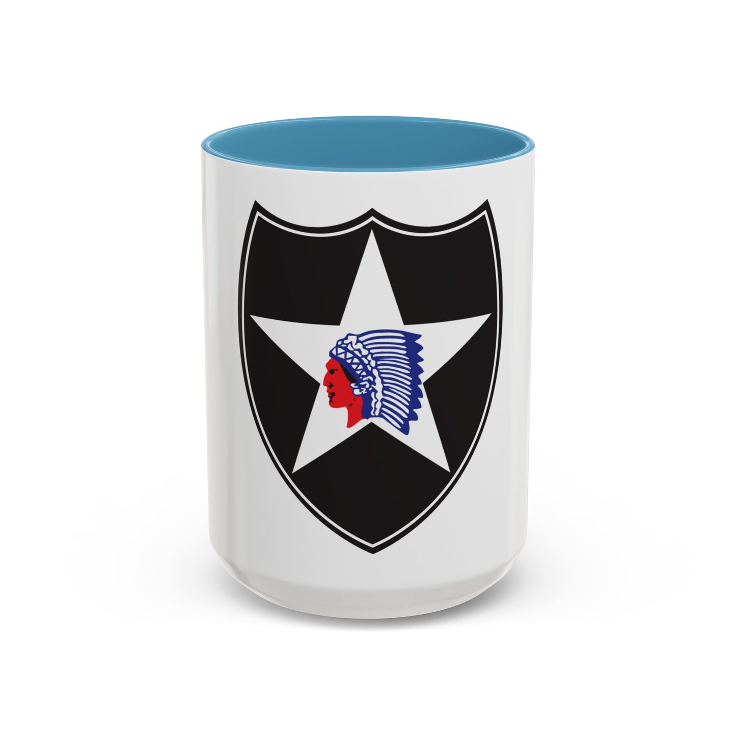 2nd Infantry Division (U.S. Army) Accent Coffee Mug