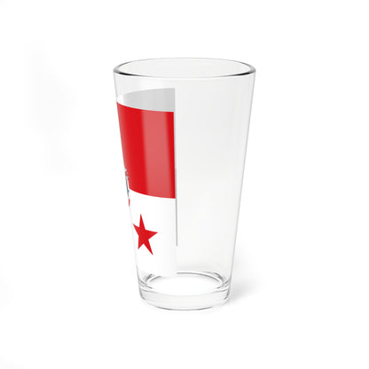 Presidential Flag of Panama Square (Panama) Pint Glass 16oz