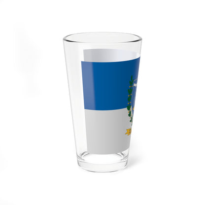 Flag of Poloskefo (Hungary) Pint Glass 16oz