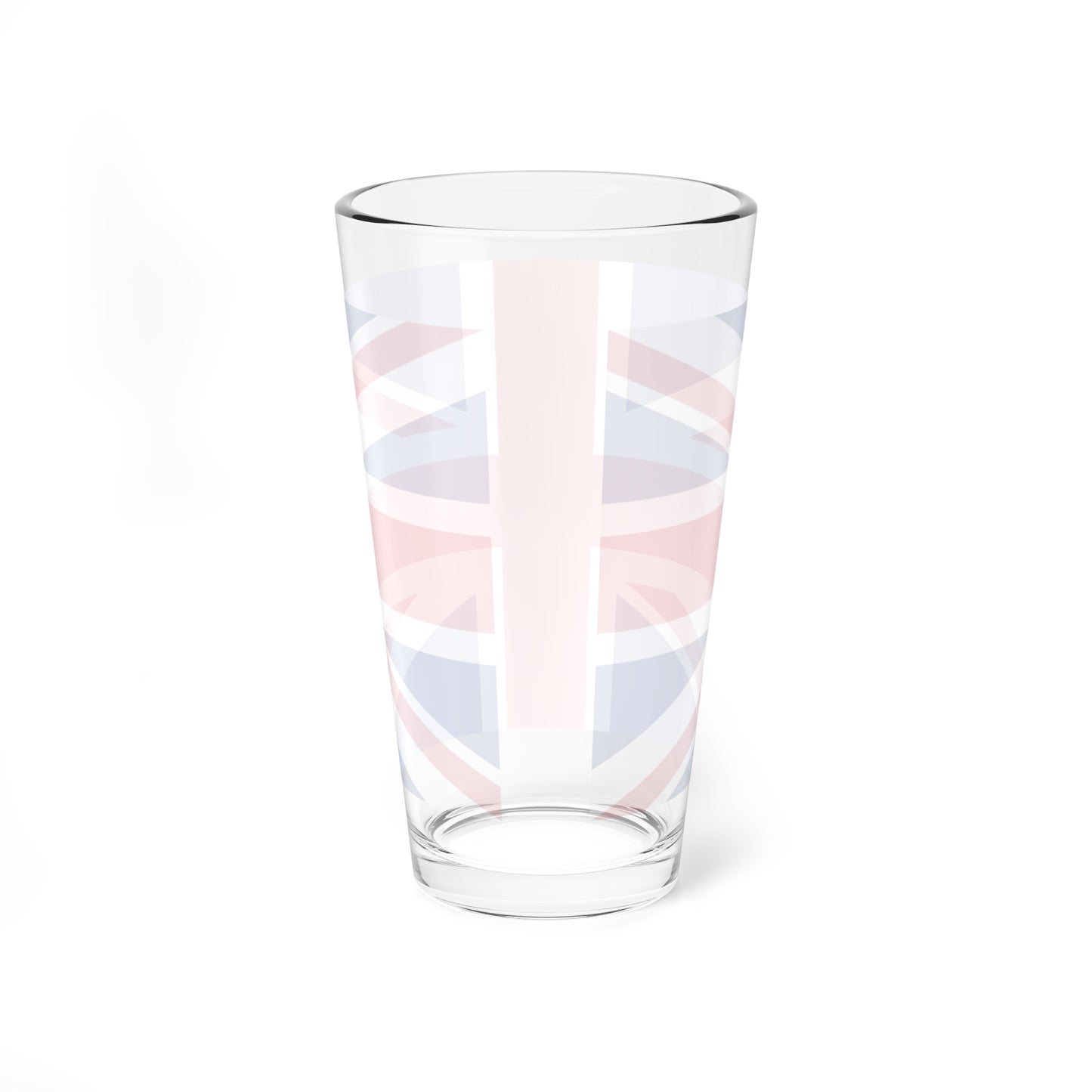 United Kingdom Flag Background (United Kingdom) Pint Glass 16oz
