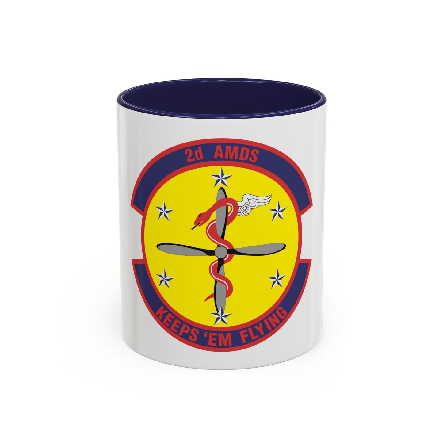 2d Aerospace Medical Squadron (U.S. Air Force) Accent Coffee Mug