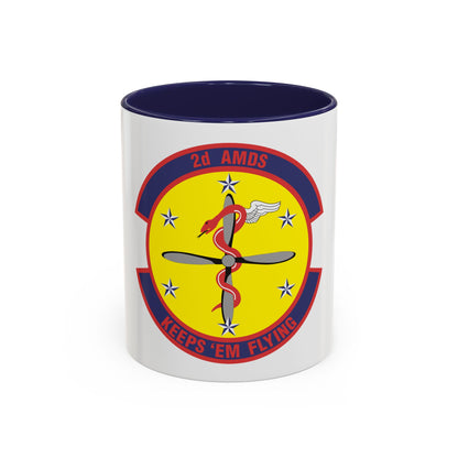 2d Aerospace Medical Squadron (U.S. Air Force) Accent Coffee Mug