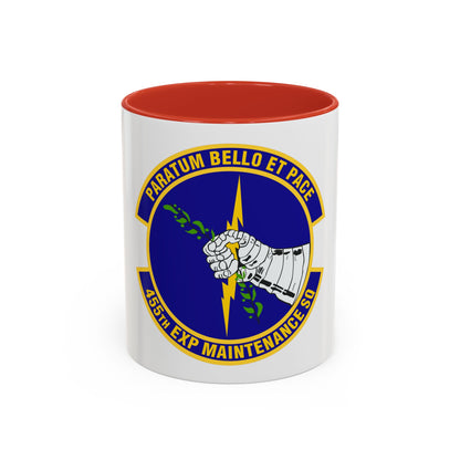 455th Expeditionary Maintenance Squadron (U.S. Air Force) Accent Coffee Mug