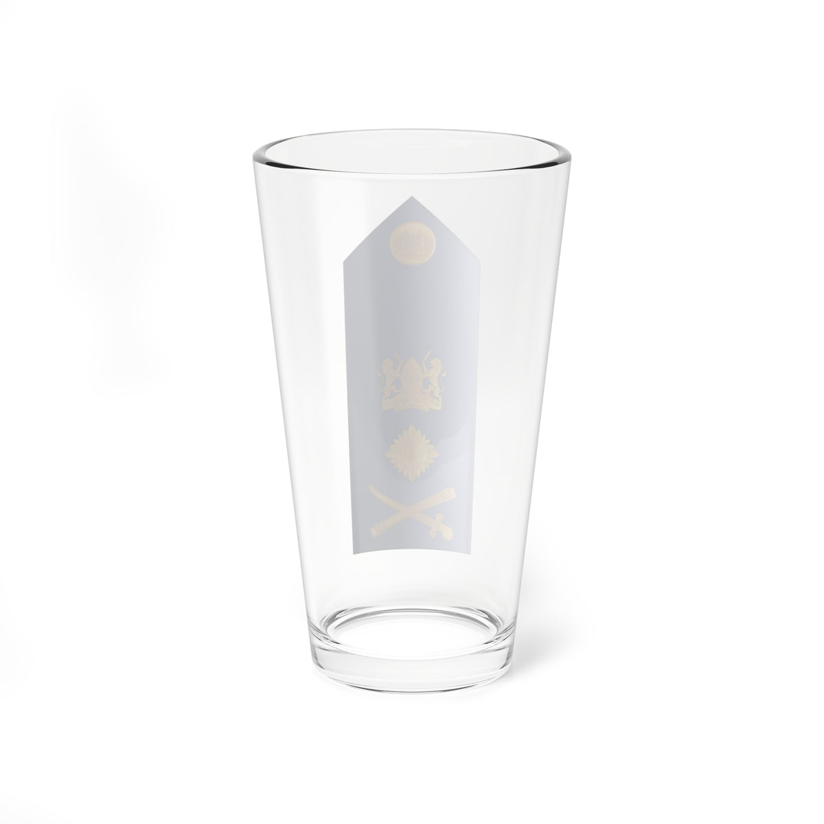 16. Kenyan Air Force GEN (Kenya) (Military Rank) Pint Glass 16oz