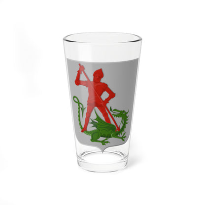 Tielt-Winge wapen (Belgium) (Coat of Arms) Pint Glass 16oz