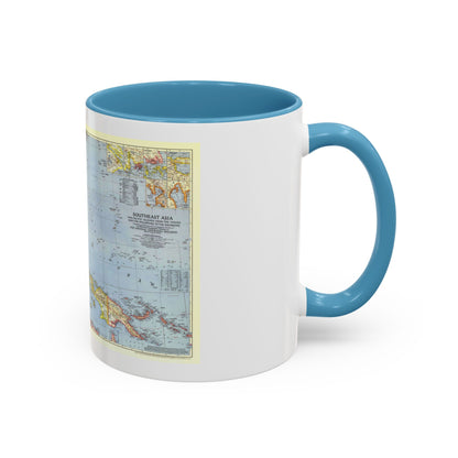 Asia - Southeast (1944) (Map) Accent Coffee Mug