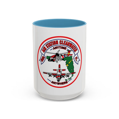 USCG Air Station Clearwater FL (U.S. Coast Guard) Accent Coffee Mug