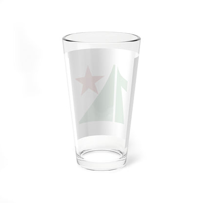 Flag of Kita Ward Sapporo Hokkaido (Japan) Pint Glass 16oz