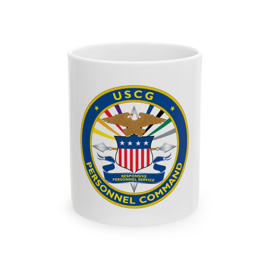 USCG Personnel Command (U.S. Coast Guard) White Coffee Mug