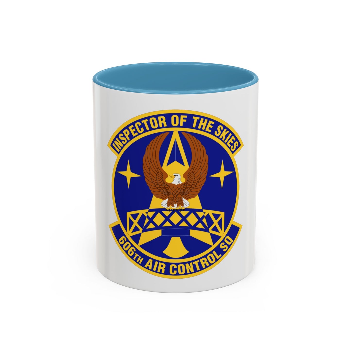 606th Air Control Squadron (U.S. Air Force) Accent Coffee Mug