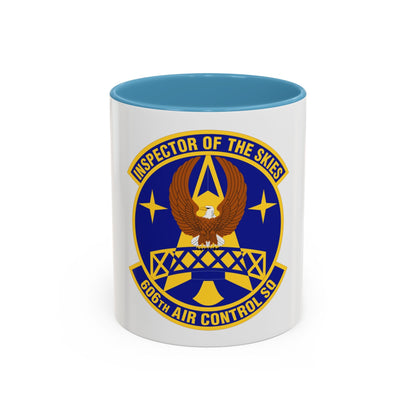 606th Air Control Squadron (U.S. Air Force) Accent Coffee Mug