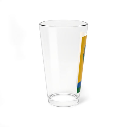 Flag of Szajk (Hungary) Pint Glass 16oz