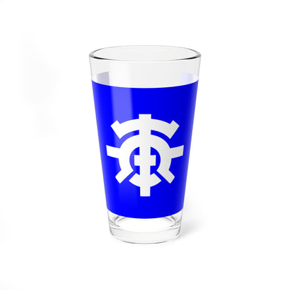 Flag of Urayasu Chiba 1909-1991 (Japan) Pint Glass 16oz