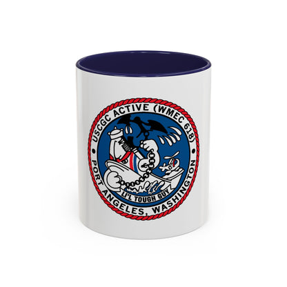 USCGC Active WMEC 618 Port Angeles WA (U.S. Coast Guard) Accent Coffee Mug