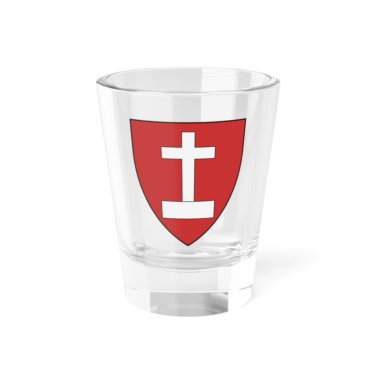 Coa Romania Town Szászvolkány (Oman) (Coat of Arms) Shot Glass 1.5oz