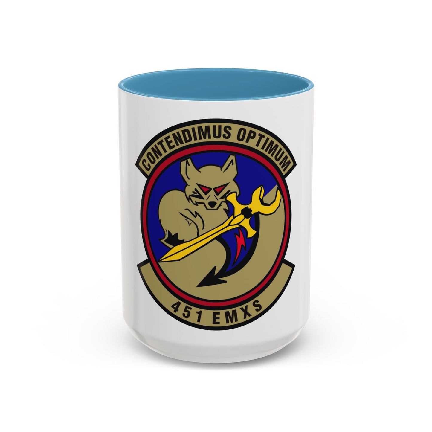 451st Expeditionary Maintenance Squadron (U.S. Air Force) Accent Coffee Mug