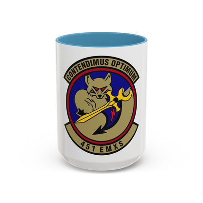451st Expeditionary Maintenance Squadron (U.S. Air Force) Accent Coffee Mug