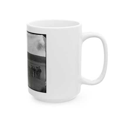 Arlington, Va. Gun Crew Of Company K, 2d New York Artillery, In Fort C.F. Smith (U.S. Civil War) White Coffee Mug