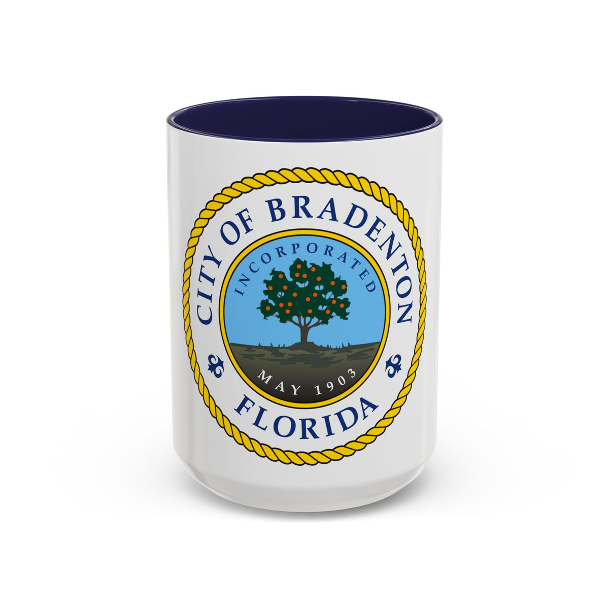 Seal of Bradenton Florida - Accent Coffee Mug