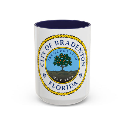 Seal of Bradenton Florida - Accent Coffee Mug
