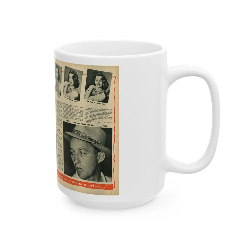 Kathryn Grant #124 (Vintage Female Icon) White Coffee Mug-Go Mug Yourself