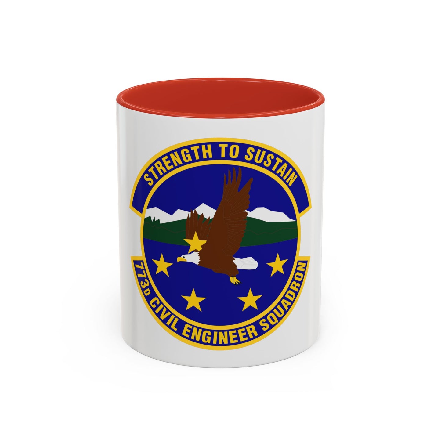773 Civil Engineer Squadron PACAF (U.S. Air Force) Accent Coffee Mug