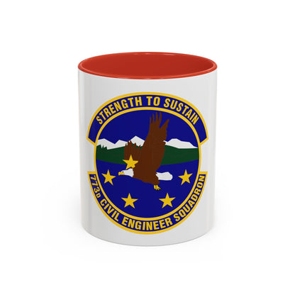 773 Civil Engineer Squadron PACAF (U.S. Air Force) Accent Coffee Mug