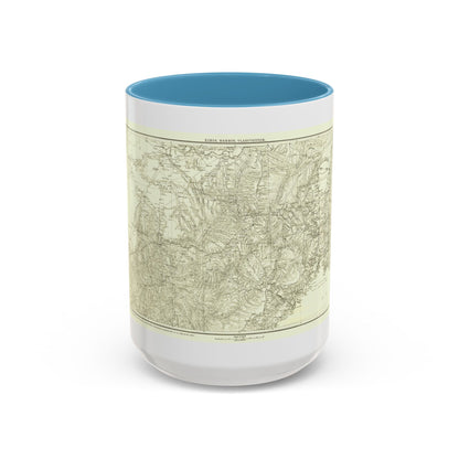 Asia - Kirin, Harbin, Vladivostok (1905) (Map) Accent Coffee Mug