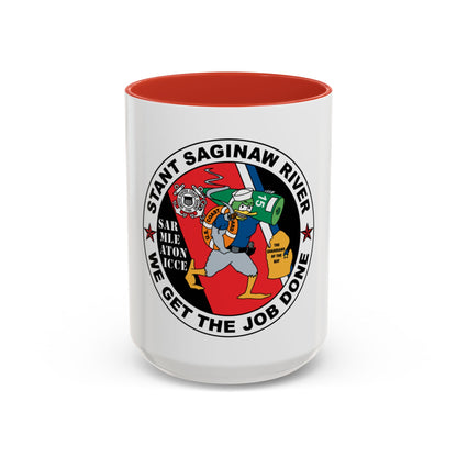 USCG STANT Saginaw River NEW 09 (U.S. Coast Guard) Accent Coffee Mug